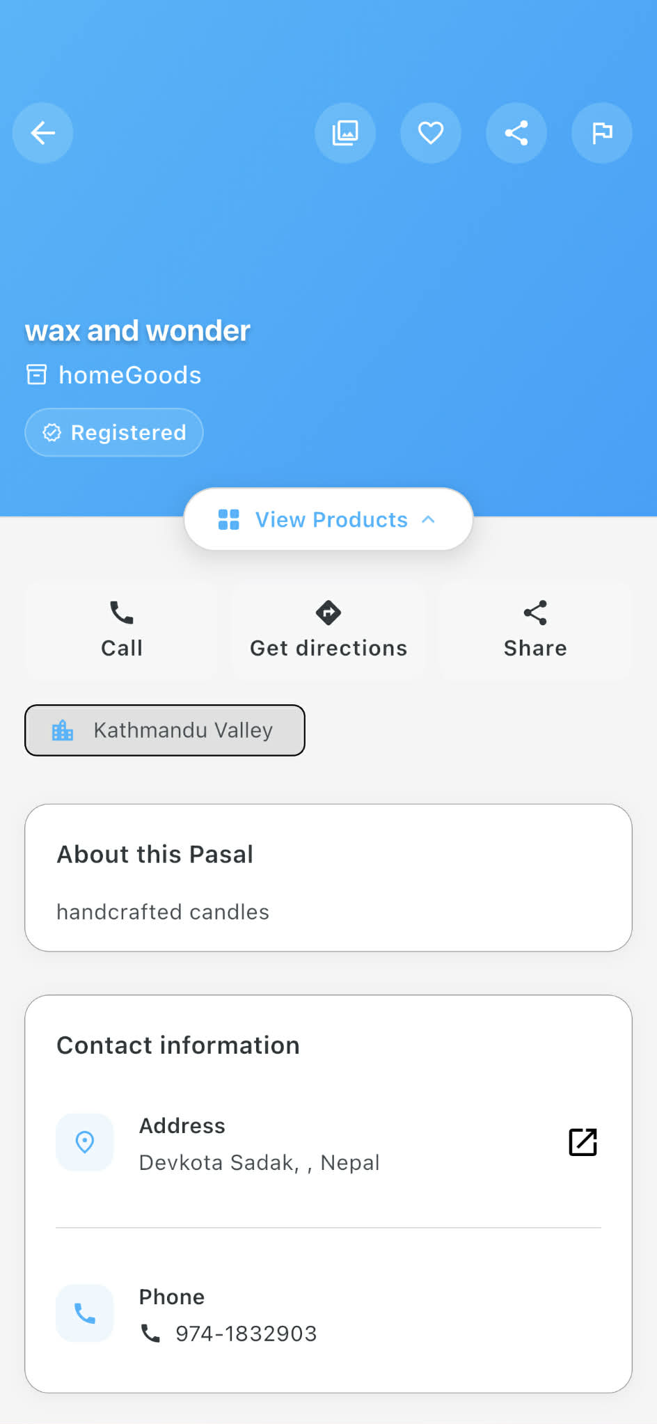 Pasal profile preview